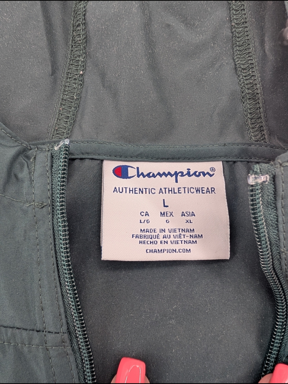 Champion Slate Green Hooded Utility Anorak - Picture 2 of 4
